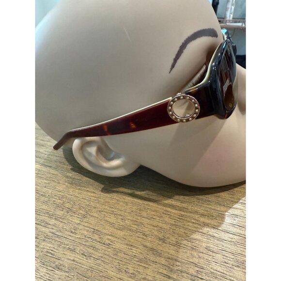 Chelsea Morgan CMS 603 TO Sunglasses Brown Round plastic suns 53-16-125 - Picture 9 of 12